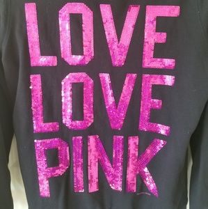 Barely worn Victoria's Secret Pink zip up hoodie